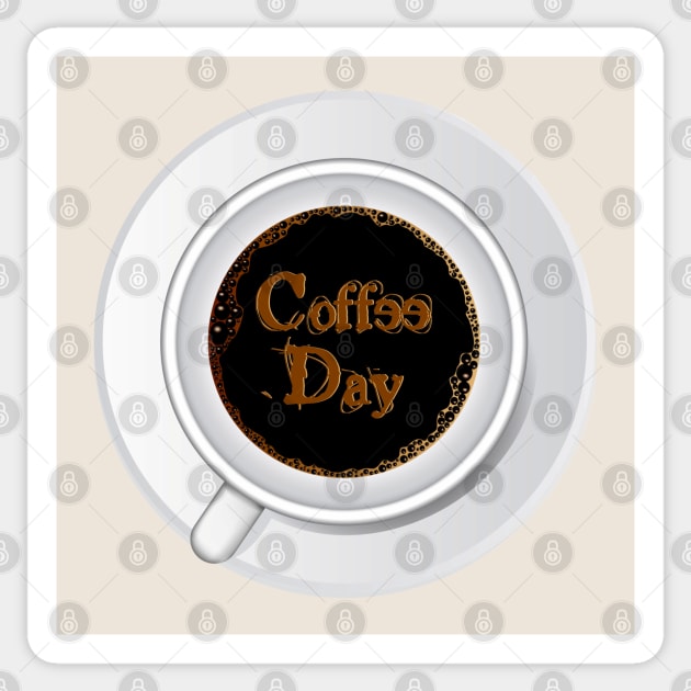 Coffee Cup Coffee Sticker by HolidayBug